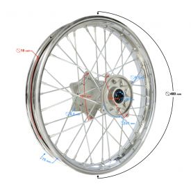 Tylna felga stalowa 18-2,15