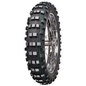 MITAS OPONA 130/90-18 EF-07 69R TT SUPER LIGHT ENDURO FIM (ZIELONY PASEK) TYŁ DOT 09/2022 (26278) (oferta specjalna) WYCOFANE