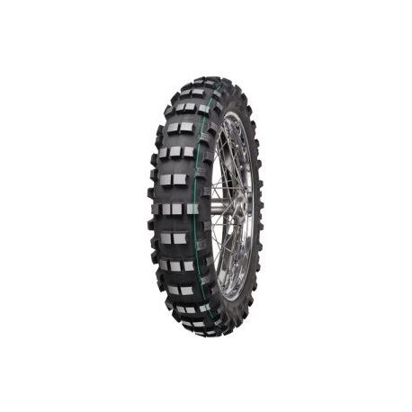 MITAS OPONA 130/90-18 EF-07 69R TT SUPER LIGHT ENDURO FIM (ZIELONY PASEK) TYŁ DOT 09/2022 (26278) (oferta specjalna) WYCOFANE