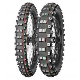 MITAS OPONA 120/80-19 TERRA FORCE MX-MH MEDIUM/HARD 63M TT (CZERWONY/ZIELONY PASEK) TYŁ DOT 2022 (DOT:DSDD/DPDD/DMDD/DODD) (2651