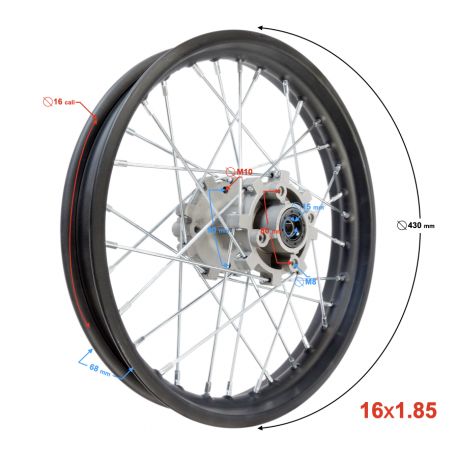 Felga tylna 1.85/16 NXT150