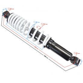 Amortyzator przód ATV Eagle biały