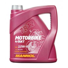 MANNOL OLEJ SILNIKOWY 4T MOTORBIKE 10W40 4L ESTER + MA2 SYNTETYK (7812) (API SN)