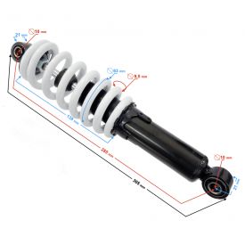 Amortyzator tył ATV Eagle (280mm) biały