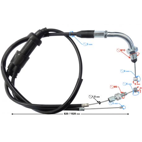 Linka gazu + przyspieszacz ATV 150 200 250