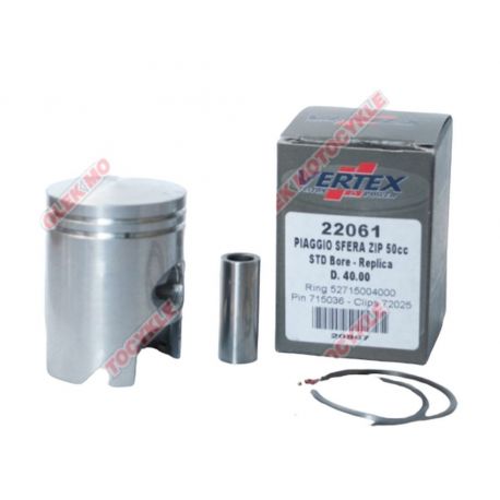 VERTEX TŁOK PIAGGIO,SFERA,ZIP,QUARZ,FREE 41,40 MM (+1,40) ( PIERŚCIENIE 52715004140 X 2 SZT. )