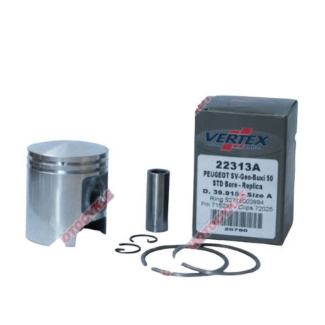 VERTEX TŁOK PEUGEOT SV, BUXY, ELYSEO, TREKKER 50 (39,915MM) (PIERŚCIENIE 52715003994 X 2 SZT.)
