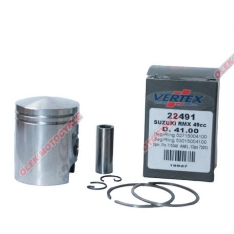 VERTEX TŁOK SUZUKI MORINI (PIERŚCIENIE 53015004125 X 1, 52715004125 X 1) (41,25MM +0,25MM)