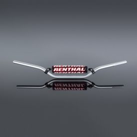 RENTHAL KIEROWNICA 7/8 CALA (22MM) MX HANDLEBAR SILVER ENDURO PADDED KOLOR SREBRNY Z GĄBKĄ