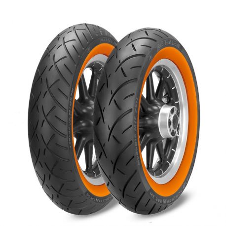 OPONA 150/80B16 METZELER ME888 MARATHON ULTRA 77H TL M/C OW POMARAŃCZOWY BOK DOT 28/2019