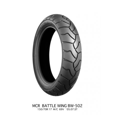 OPONA 150/70R17 BRIDGESTONE BATTLE WING BW502 69V TT G F800GS TYŁ DOT 24/2022