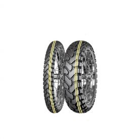 OPONA 110/80B19 MITAS ENDURO TRAIL+ DAKAR (PODWÓJNY ŻÓŁTY PASEK) 59H M+S TL/TT PRZÓD DOT 01-07/2024 (460041)