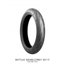 OPONA 120/70ZR17 BRIDGESTONE BATTLAX RS11 (58W) TL PRZÓD DOT 20/2024