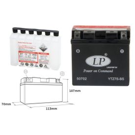 LANDPORT AKUMULATOR YTZ7S-BS (MA LTZ7S-BS) (MA LTZ7S-BS) 12V 6AH 113X70X105 (GTZ7S) BEZOBSŁUGOWY - ELEKTROLIT OSOBNO (6)