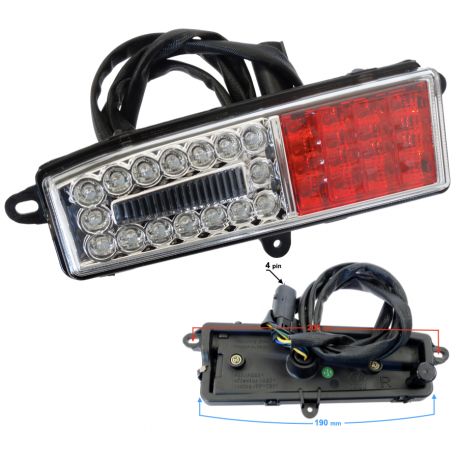 Lampa pozycyjna tyna lewa HISUN Sector