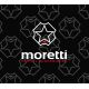Kufer Moretti, MR-698, 45l, czarny, czerwony odblask