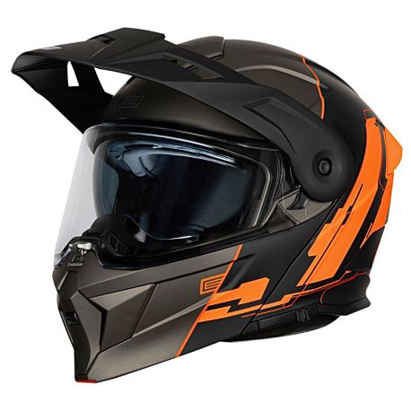 Kask ORIGINE ADVENTURE CYBORG matt fluo orange titanium XXL