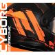Kask ORIGINE ADVENTURE CYBORG matt fluo orange titanium XXL