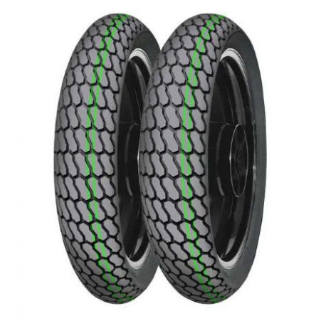 MITAS OPONA 130/80-19 (27X7-19) H-18 SS FLAT TRACK NHS TT PRZÓD/TYŁ DOT 2022 (DOT:CTDD) (PODWÓJNY ZIELONY PASEK) (23408)
