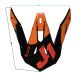Daszek Kasku PEAK J39 POSEIDON FLUO ORANGE RED BLACK
