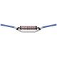 RENTHAL KIEROWNICA 7/8 CALA (22MM) MX HANDLEBAR SILVER/BLUE RC PADDED KOLOR SREBRNY/NIEBIESKI Z GĄBKĄ