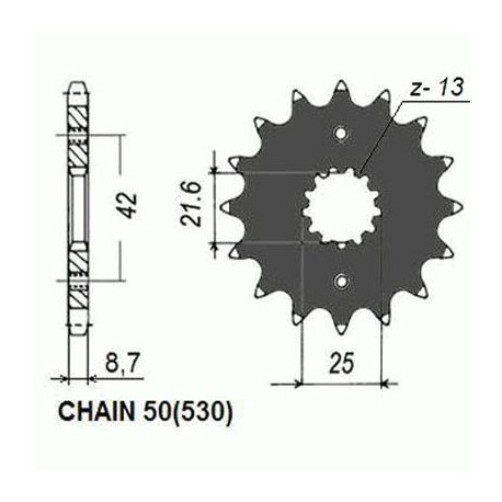 SUNSTAR ZĘBATKA NAPĘDOWA SUNF511-17