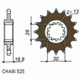 SUNSTAR ZĘBATKA NAPĘDOWA SUNF411-15