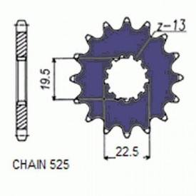 SUNSTAR ZĘBATKA NAPĘDOWA SUNF403-14