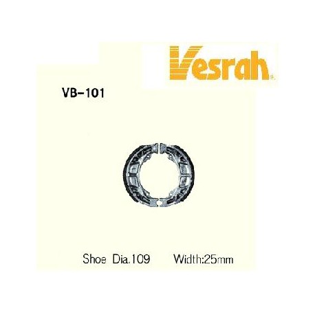 SZCZĘKI HAMULCOWE VESRAH VB-101 (EBC 303) ZX/BW/VIT/AG50/MXER 