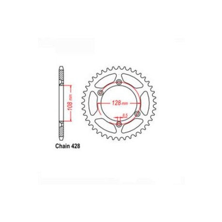 ZĘBATKA NAPĘDZANA SUNSTAR SUNR1-2449-51 (JTR797-51)