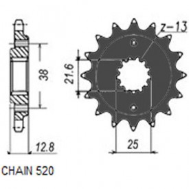 SUNSTAR ZĘBATKA NAPĘDOWA SUNF359-16