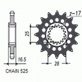 ZĘBATKA NAPĘDOWA SUNSTAR SUNF427-15 (JTF1904.15)