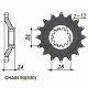 ZĘBATKA NAPĘDOWA SUNSTAR SUNF525-18 (JTF528.18)