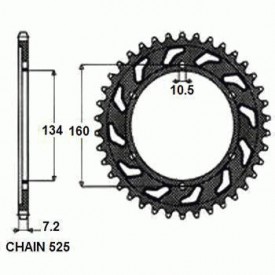 ZĘBATKA NAPĘDZANA SUNSTAR SUNR1-4633-47 (JTR1307.47)