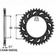 ZĘBATKA NAPĘDZANA SUNSTAR SUNR1-5353-40 (JTR488.40)